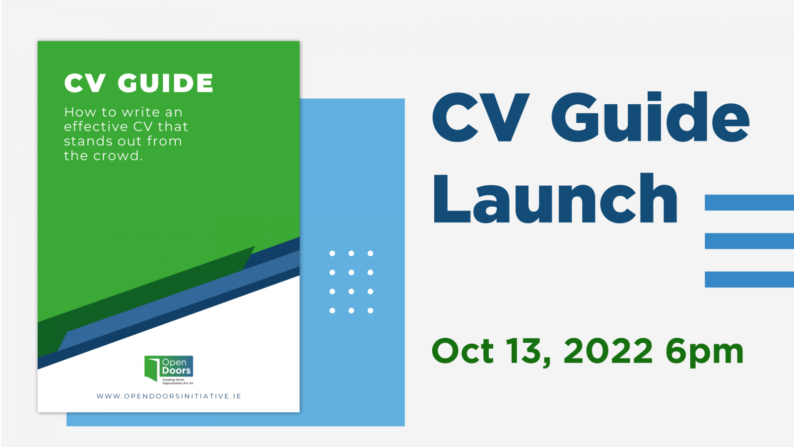 CV Guide Launch Open Doors Initiative